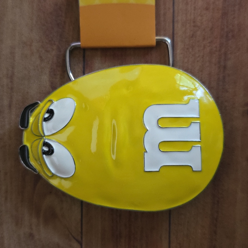 M&M's Yellow 2011 Belt Buckle
